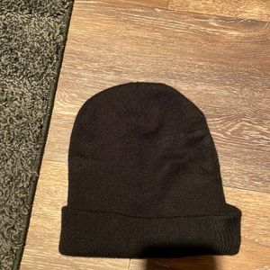 Black winter hat